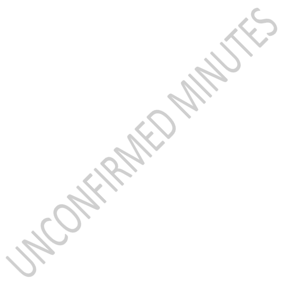 UNCONFIRMED MINUTES