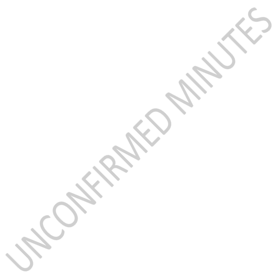 UNCONFIRMED MINUTES 