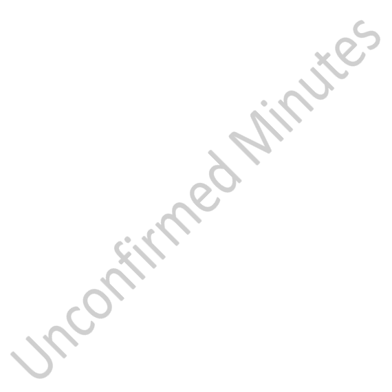 Unconfirmed Minutes 