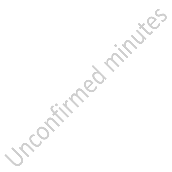 Unconfirmed minutes 