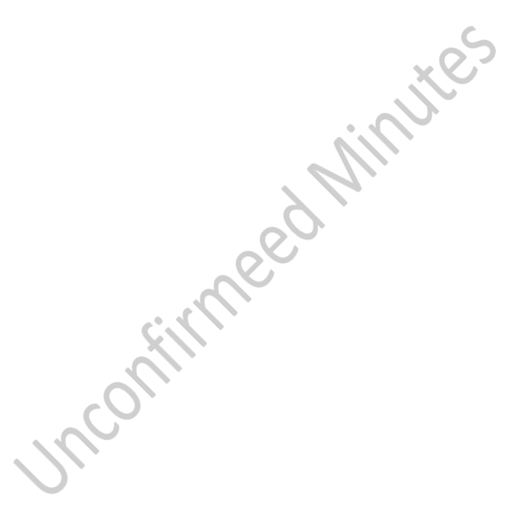 Unconfirmeed Minutes