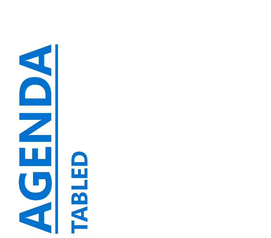 AGENDA
TABLED
