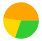A yellow green and orange circle

Description automatically generated