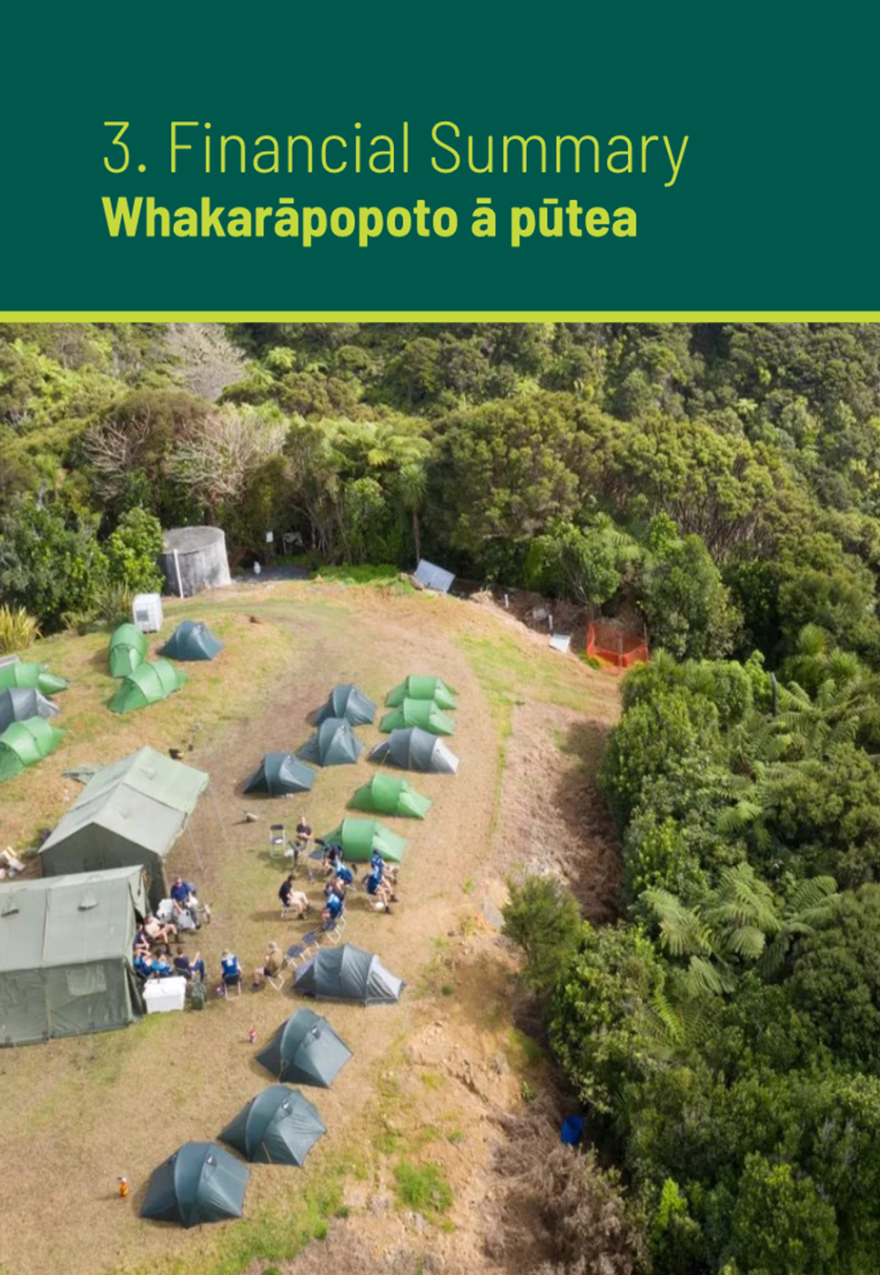 A group of tents in a forest

Description automatically generated