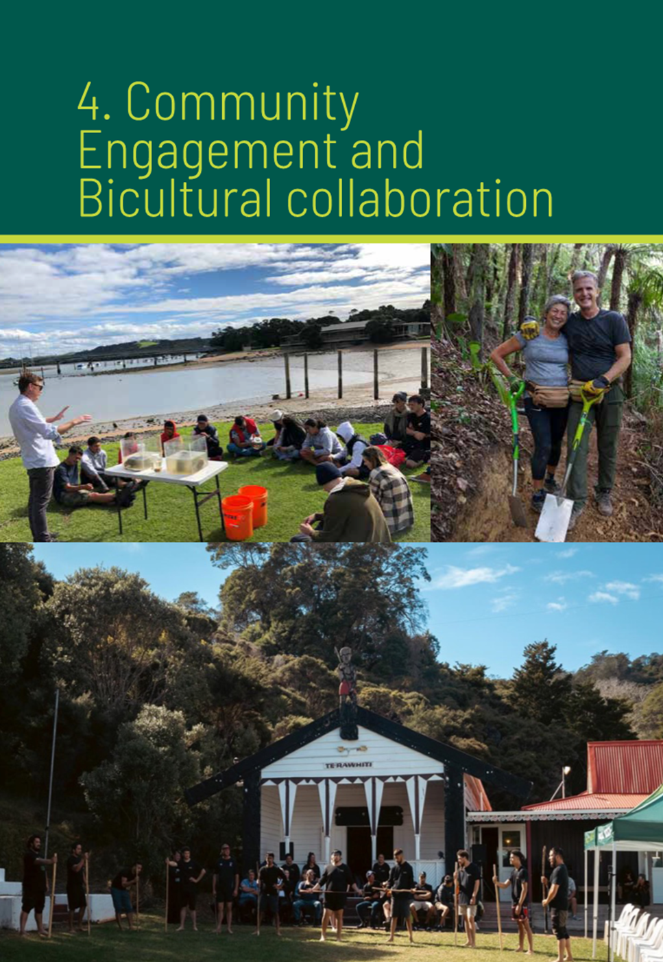 A collage of people in a park

Description automatically generated