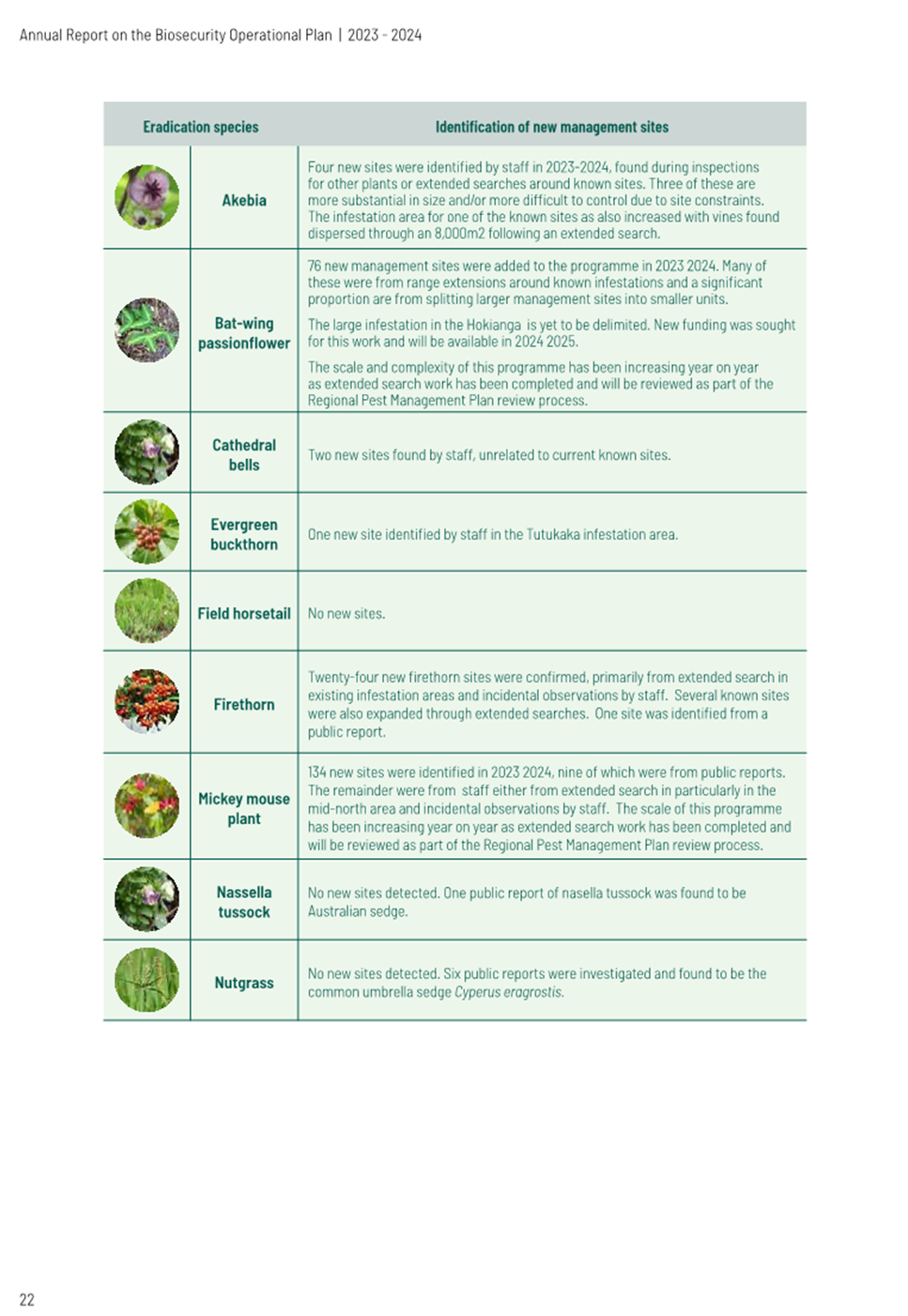A close-up of a list of plants

Description automatically generated