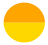 A yellow circle with a half of the sun

Description automatically generated