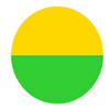 A yellow and green circle

Description automatically generated