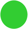 A green circle with white background

Description automatically generated