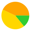 A yellow orange green and orange circle

Description automatically generated