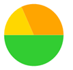 A yellow green and orange circle

Description automatically generated