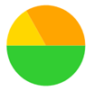 A yellow green and orange circle

Description automatically generated