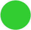A green circle with white background

Description automatically generated