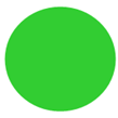 A green circle with white background

Description automatically generated
