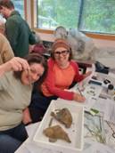 A group of women working on a project

Description automatically generated