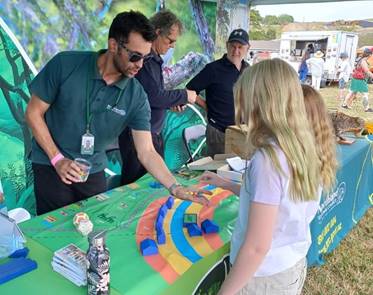 A group of people at a table

Description automatically generated