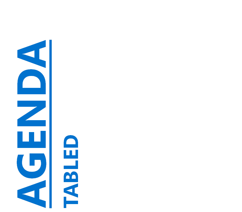 AGENDA
TABLED
