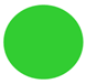 A green circle with white background

Description automatically generated