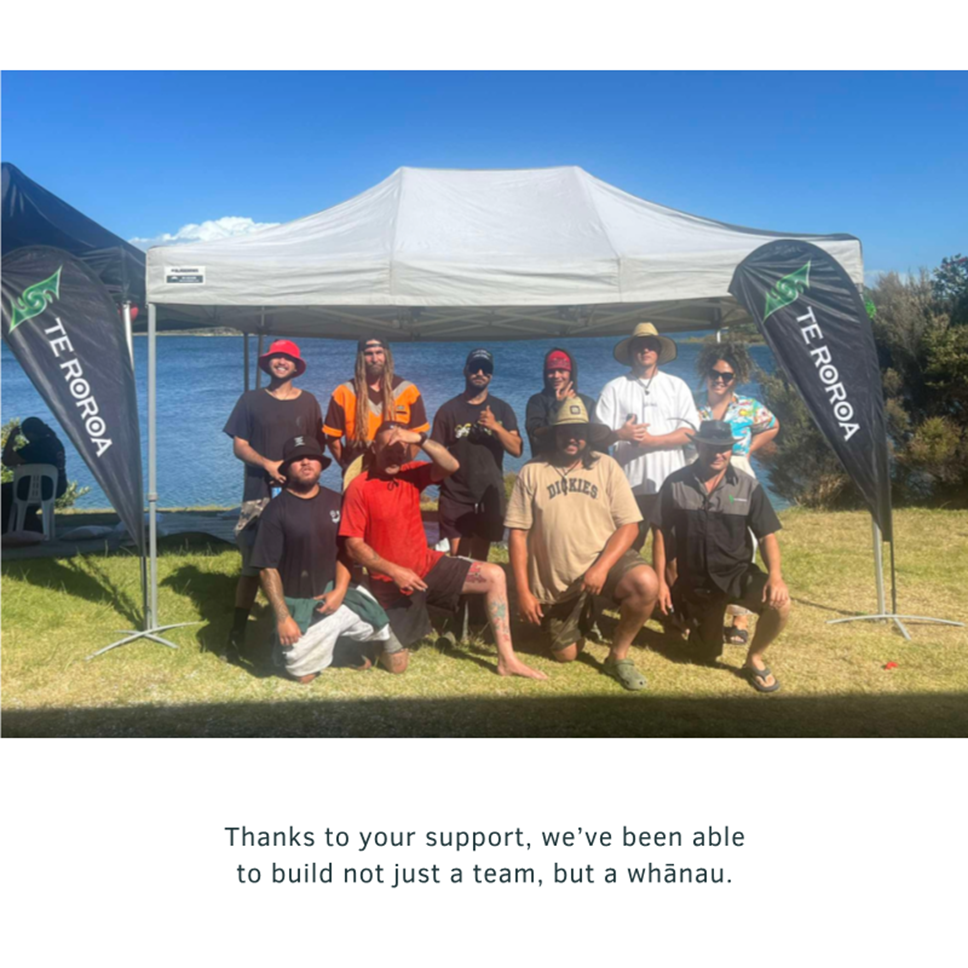A group of people posing for a photo under a tent

AI-generated content may be incorrect.